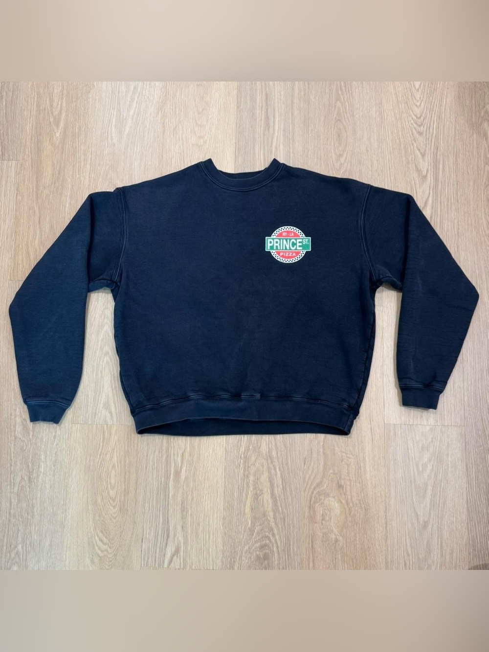 Madhappy/prince street  Black Crewneck Sweatshirt